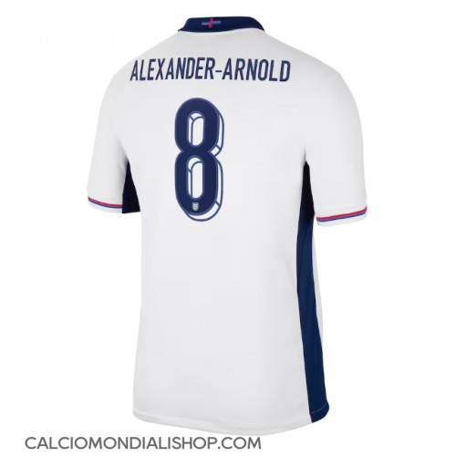 Maglie da calcio Inghilterra Alexander-Arnold #8 Prima Maglia Europei 2024 Manica Corta